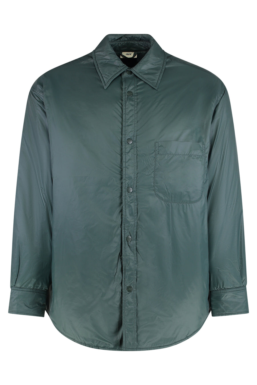 Nylon Overshirt Green Shirt