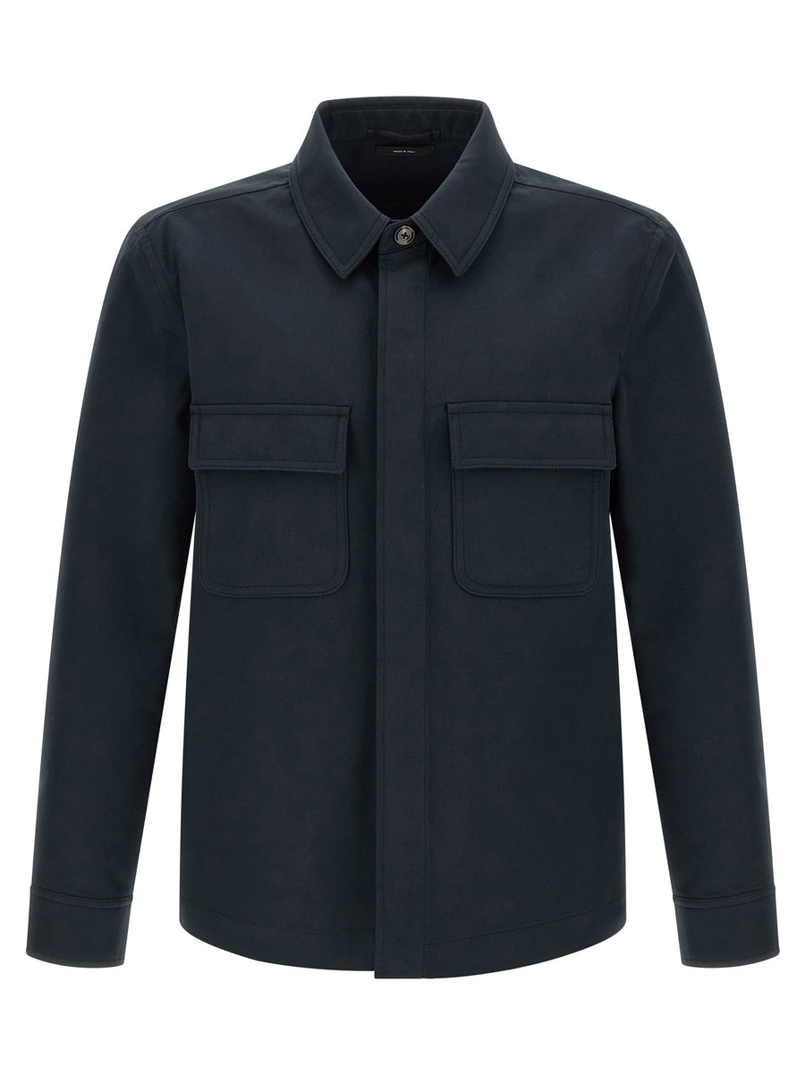 Tom Ford Heavy Cotton Twill Overshirt — Black