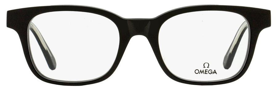 Omega OM5004H Acetate eyeglasses in black