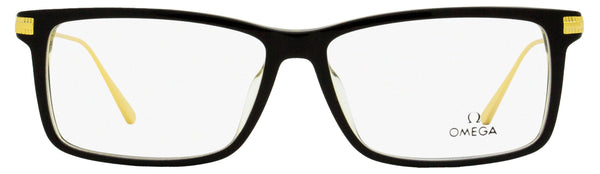 Omega OM5014 Acetate/Metal eyeglasses in black