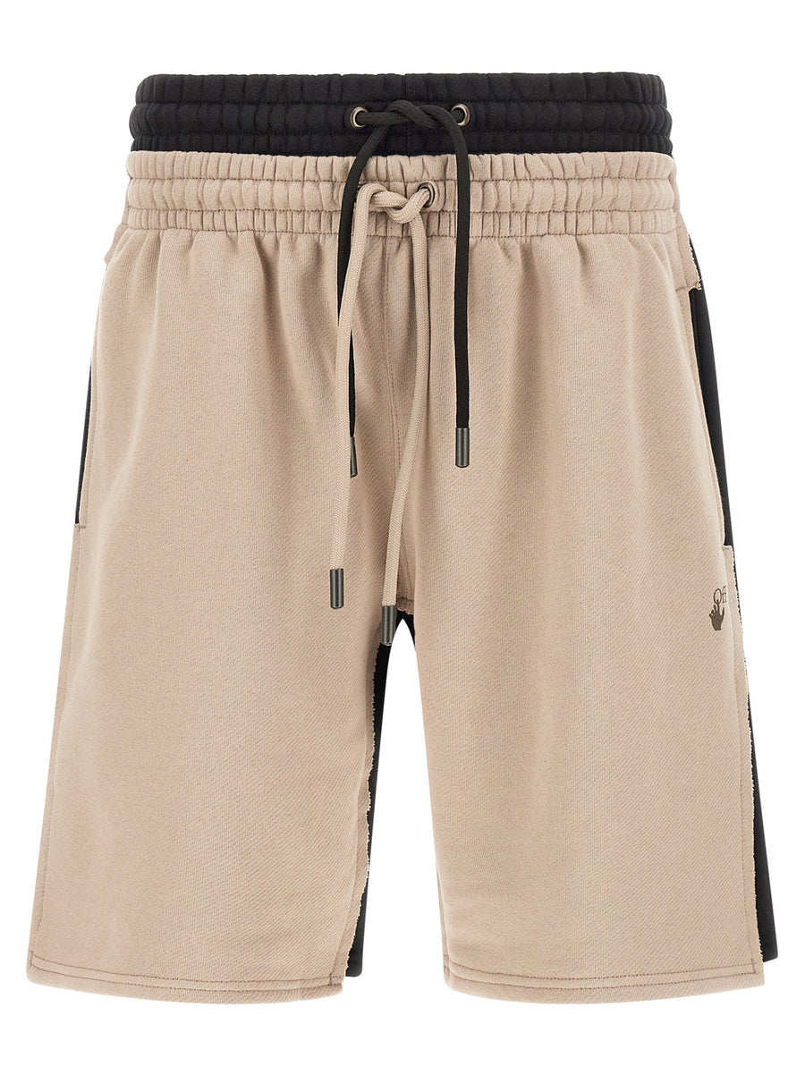 Off White Shorts — Beige