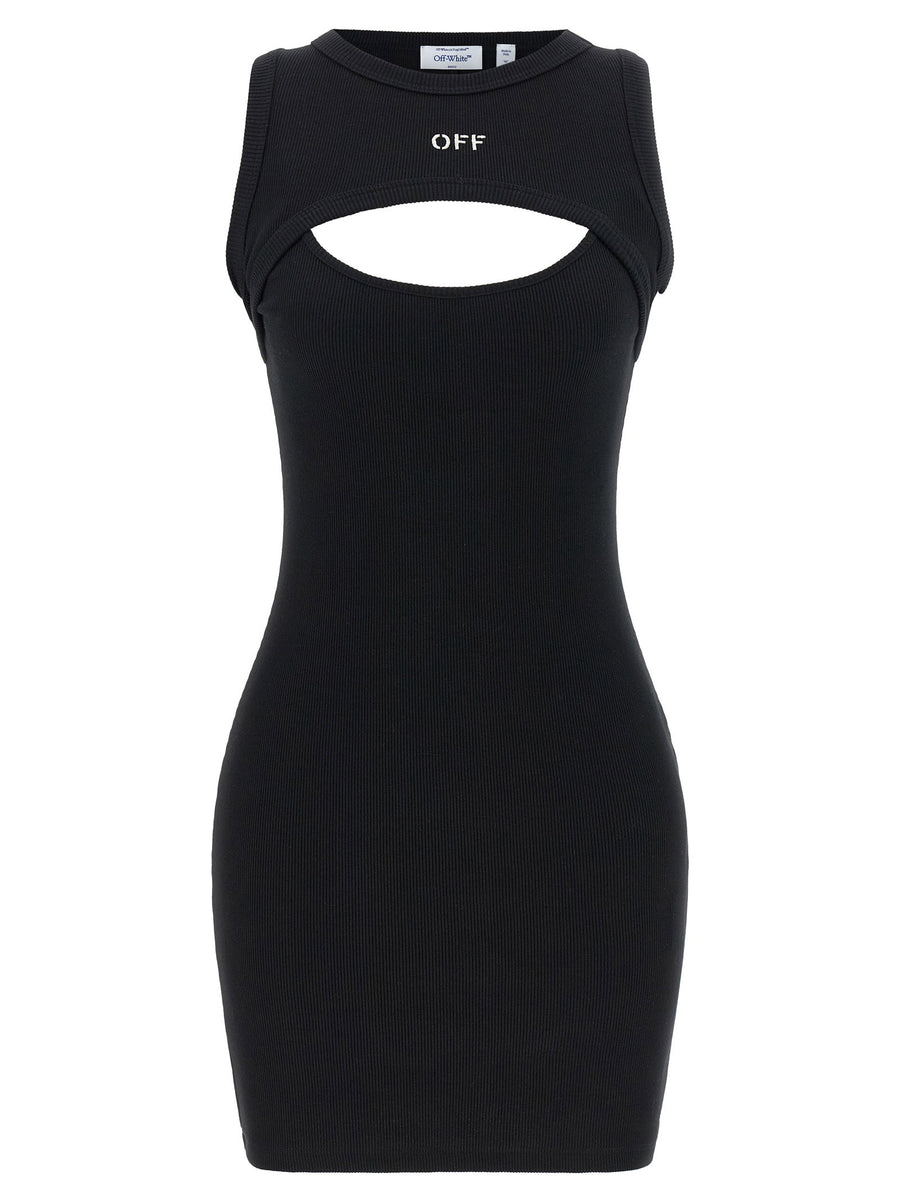 Off White Off Stamp Dress
