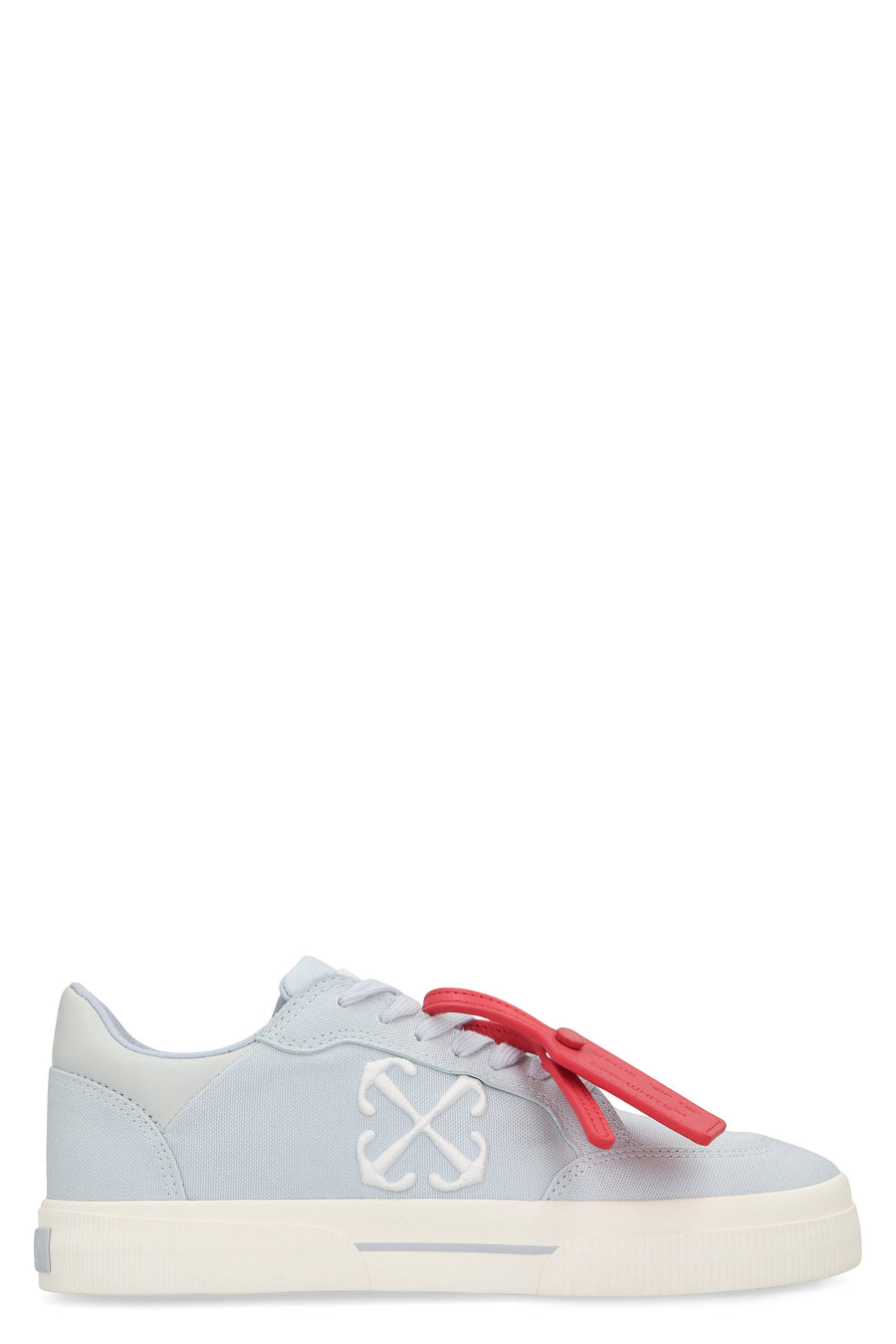 Low-Top Sneakers Canvas Grey Cotton Trainers
