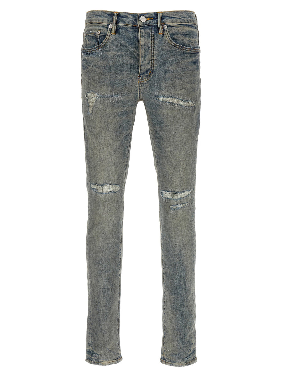 Purple P001 Jeans — blue