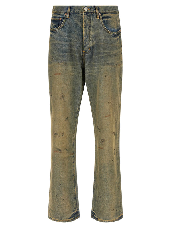 Purple P011 Jeans — Olive