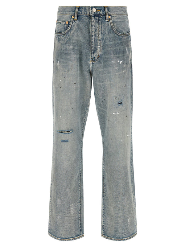 Purple P011 Jeans — Light Blue