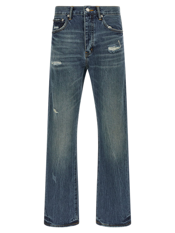 Purple P011 Jeans — Blue