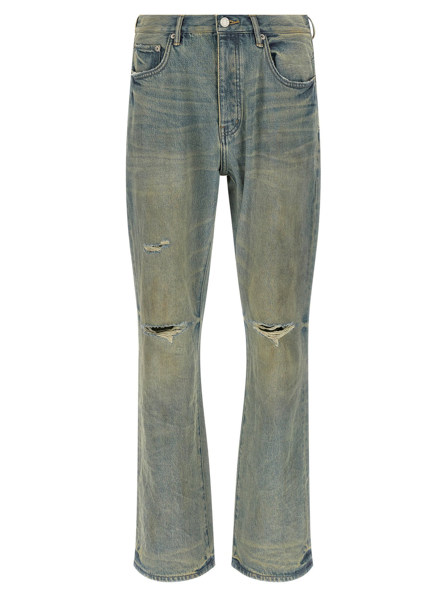 Purple P026 Jeans — Blue