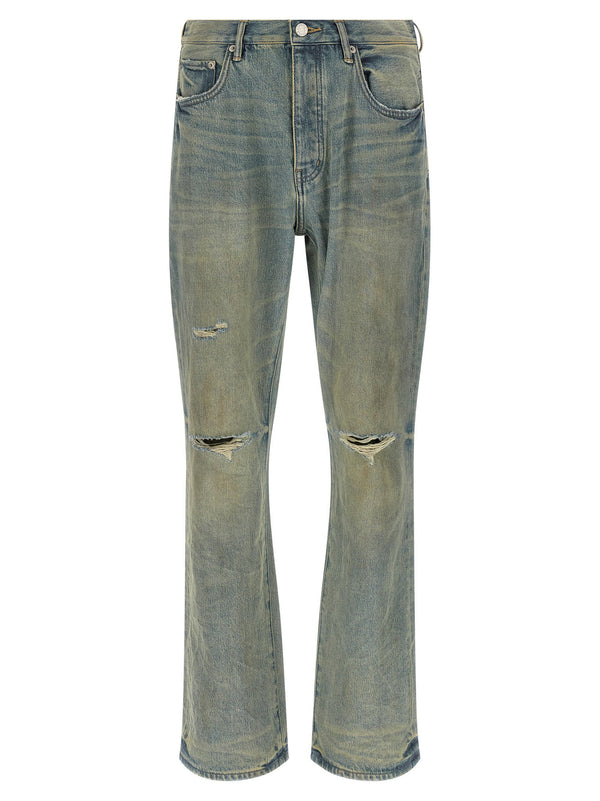 Purple P026 Jeans — Blue