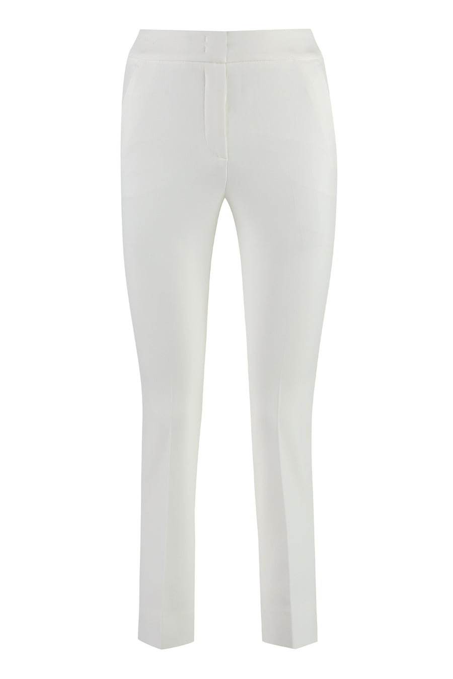 White Cropped Trousers