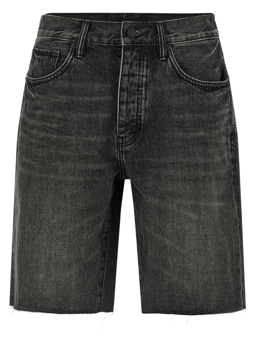 Purple P059 Kamari Bermuda Shorts — Black