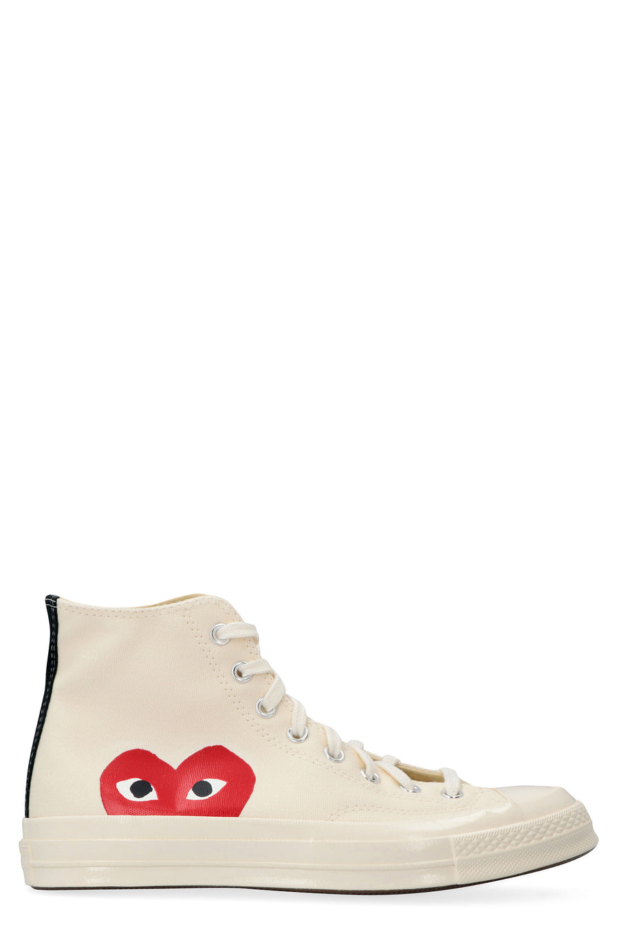 Chuck 70 High-Top Sneakers Cream Cotton; Rubber Trainers