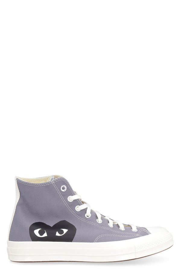 Chuck 70 High-Top Sneakers Grey Upper: Cotton; Sole: Rubber Trainers