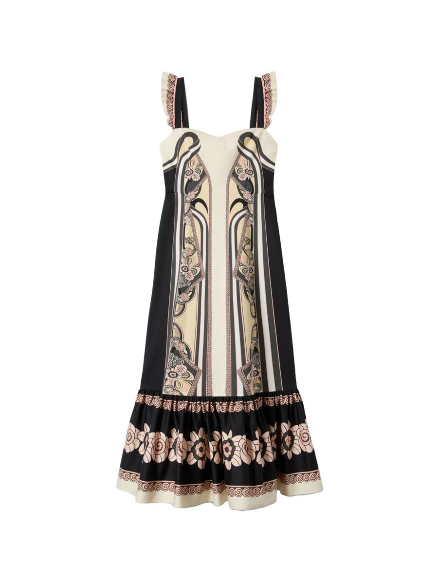 Dress Gingerbread Cotton Multicolour