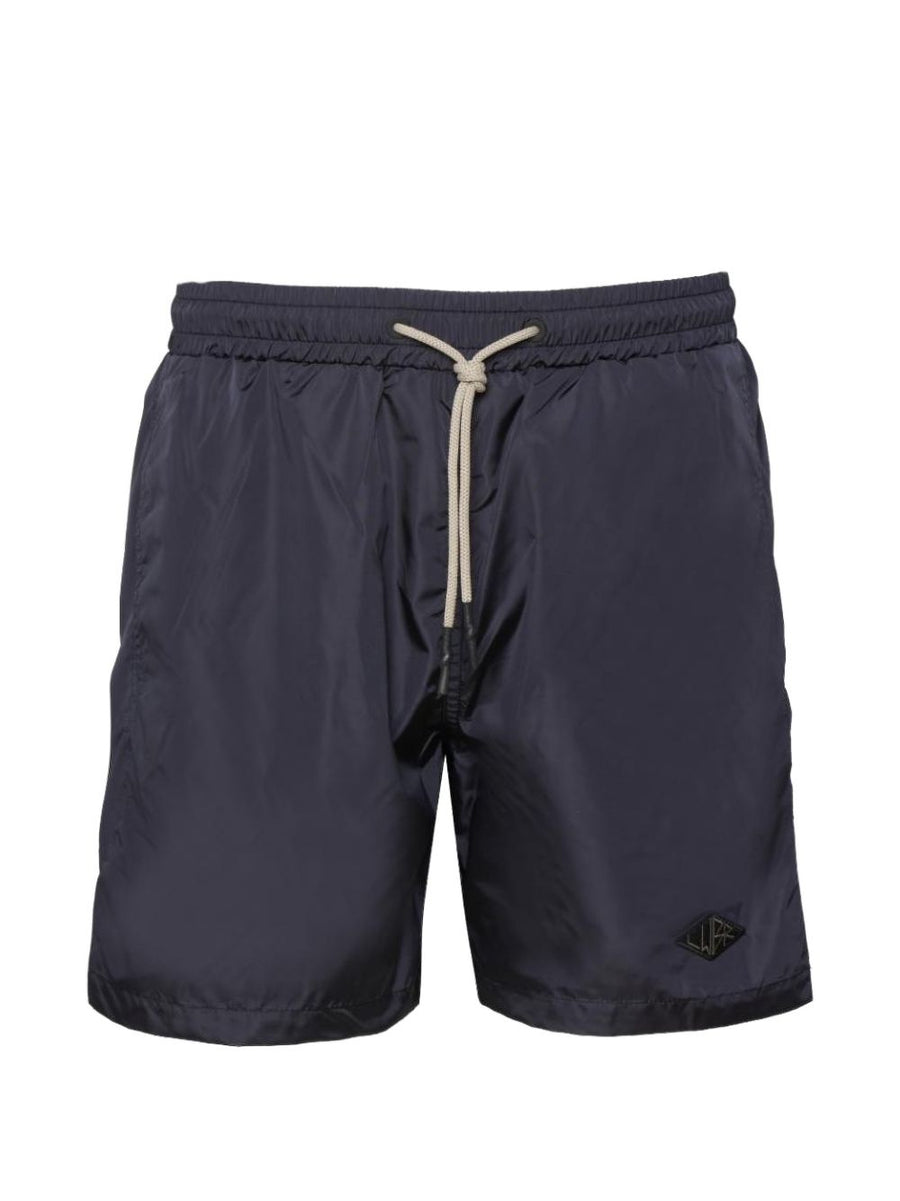 Swim Shorts Deep Blue Polyamide Suits