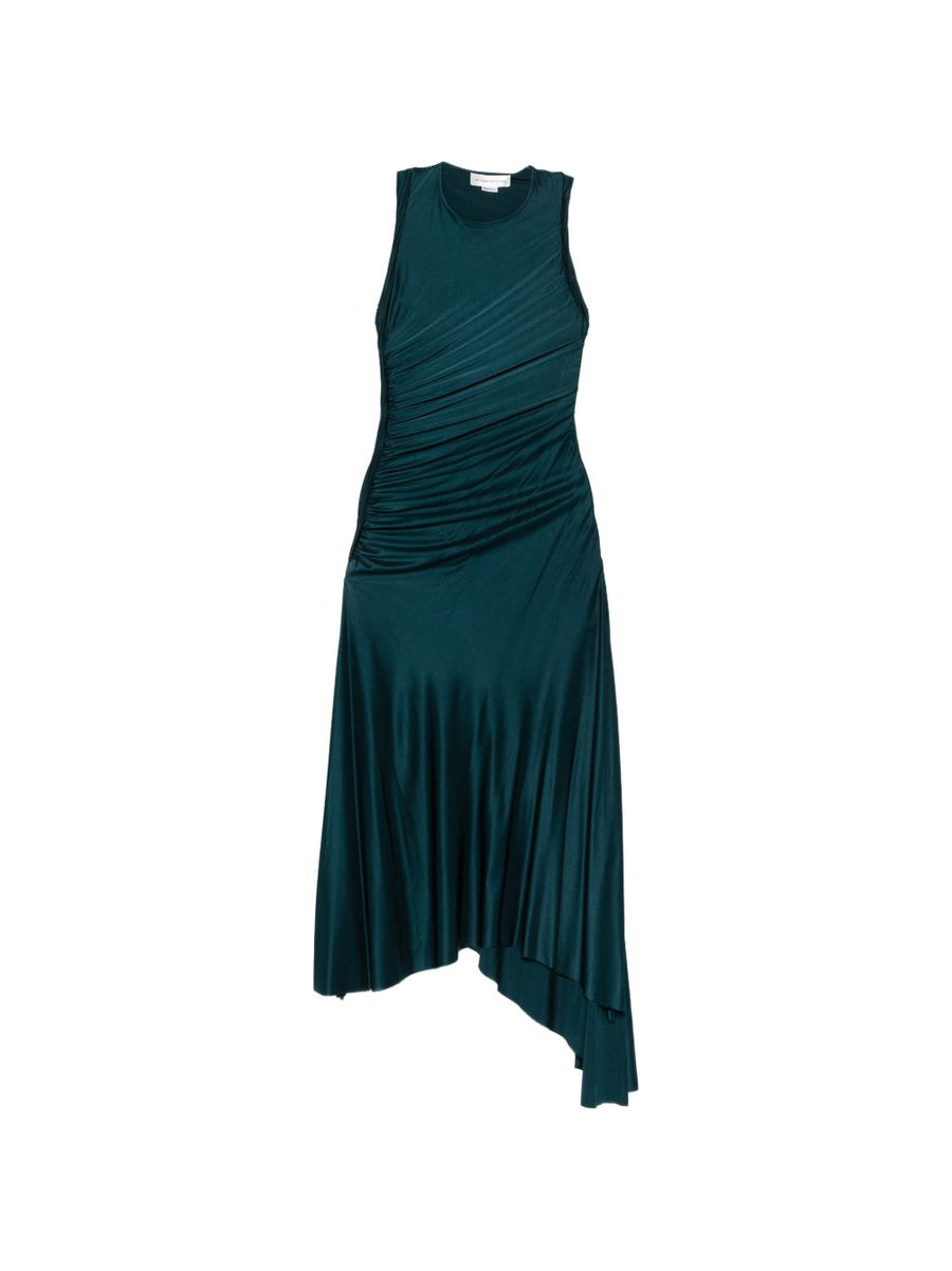 Twist Dress Petrol Viscose