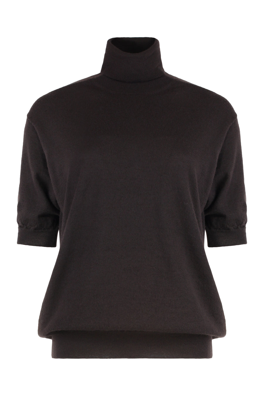 Sweater Turtleneck Cashmere Dark Brown