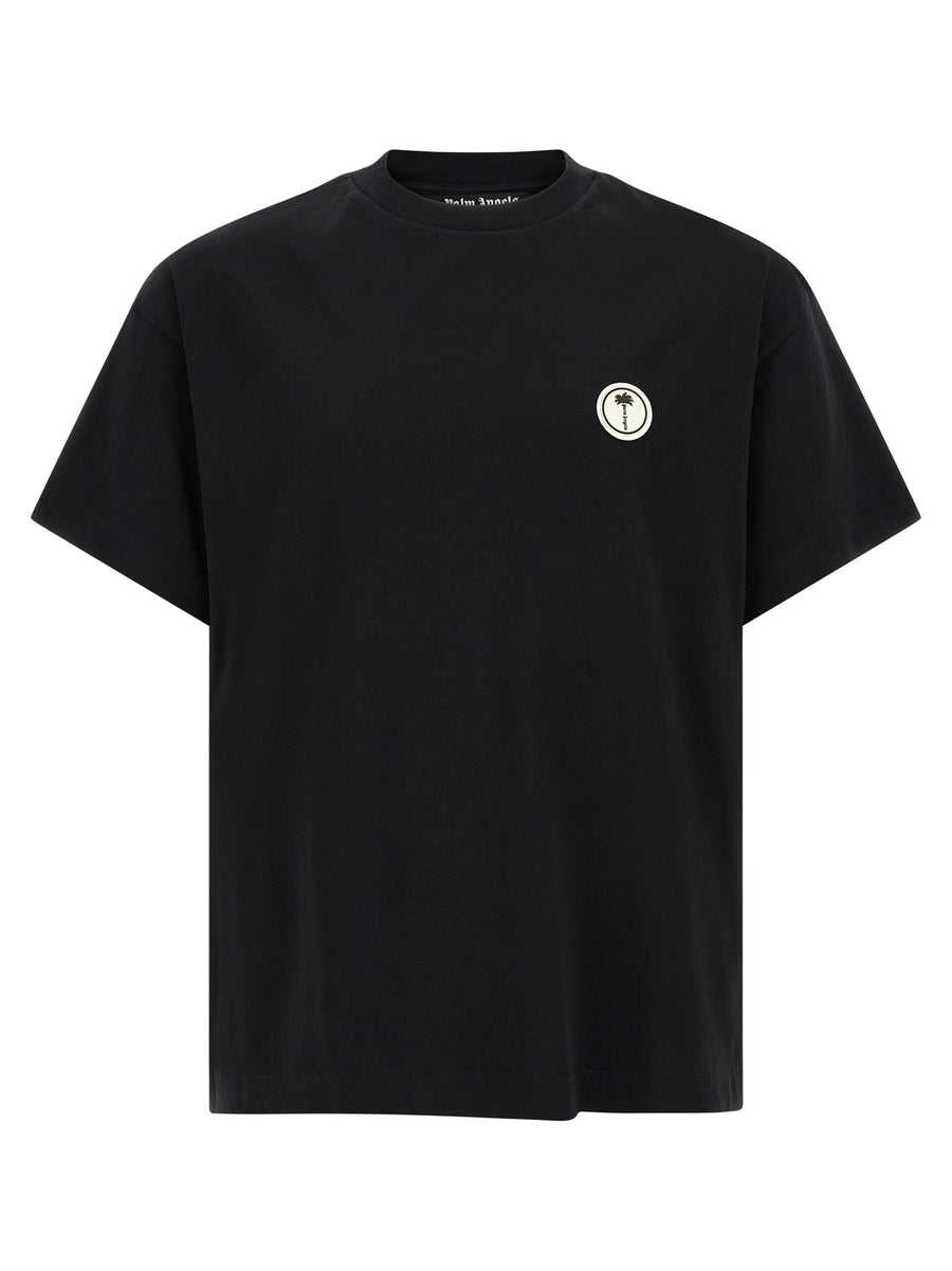 Palm Angels Logo-Patch T-Shirt — Black