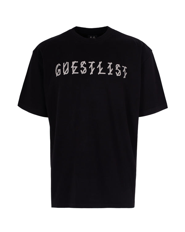T-Shirt Guestlist Black Cotton T-shirts