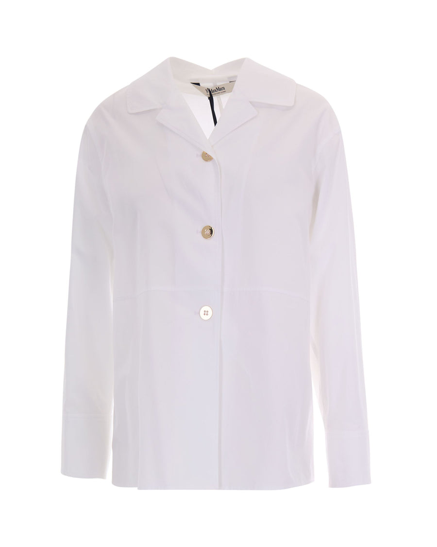 Poplin Shirt White Cotton