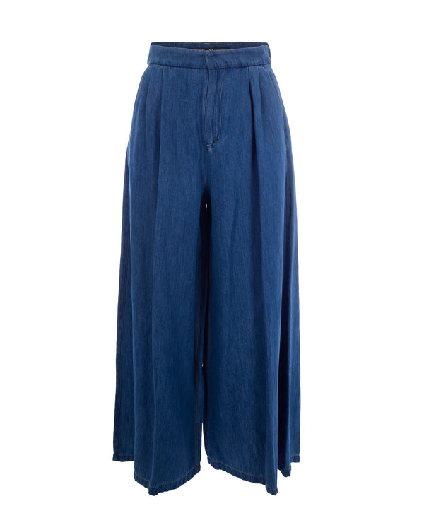 Denim Trousers Midnight Blue Cotton