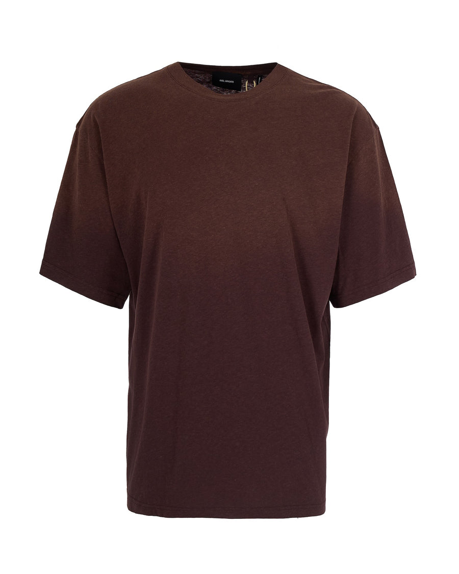 T-Shirt Bubble Reverse Dark Brown Organic Cotton T-shirts