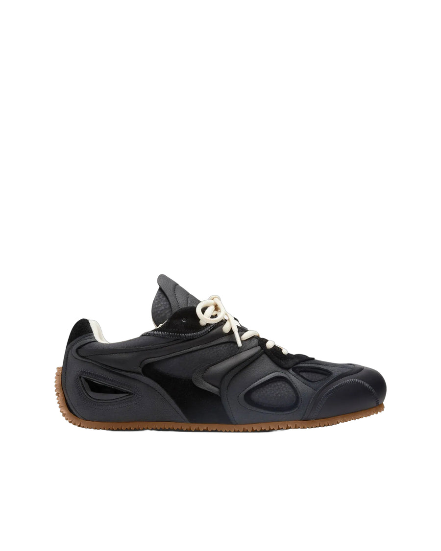 Sneakers Slow Runner Black-Gum Black/gum Upper: Leather Trainers
