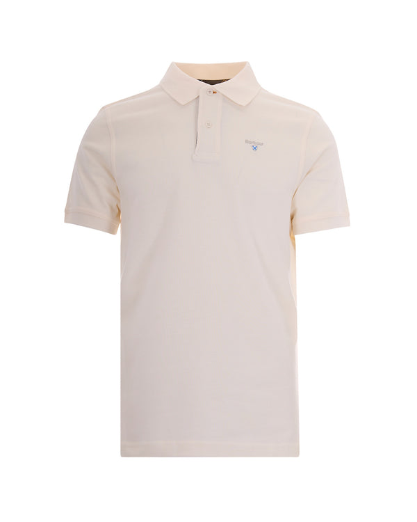 Polo Shirt Tartan Piquet Whisper White White/classic Cotton