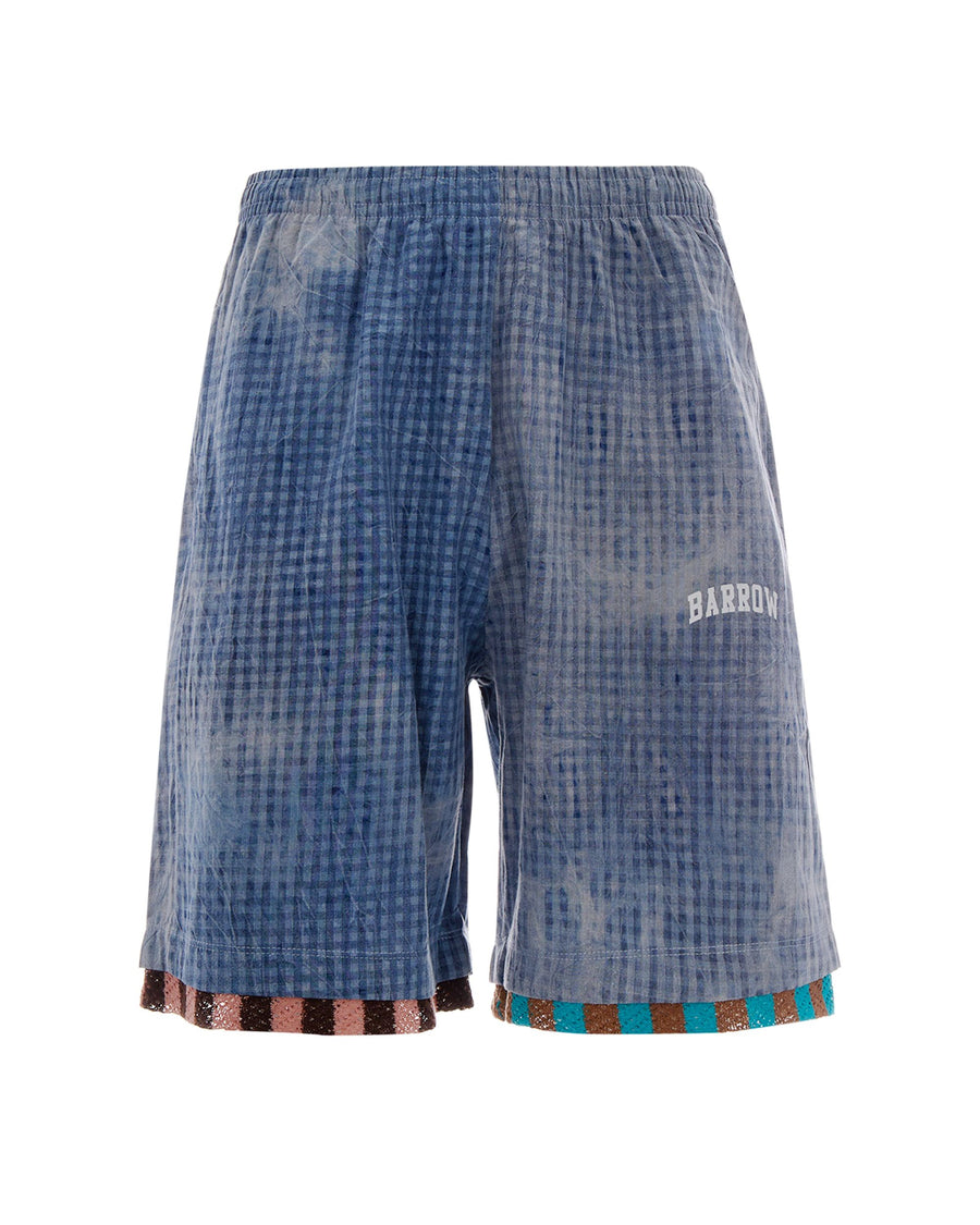 Bermuda Shorts Light Blue Cotton; Insert: Cotton
