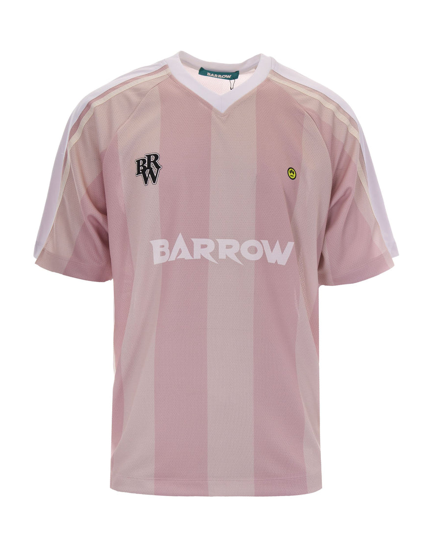T-Shirt Mesh Smoke Pink Polyester T-shirts