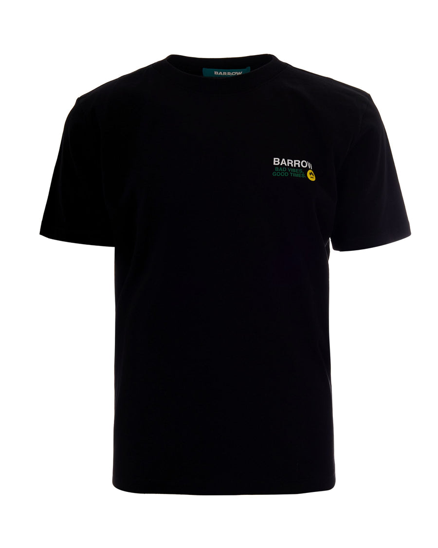 T-Shirt Bad Vibes Good Times Black Cotton T-shirts