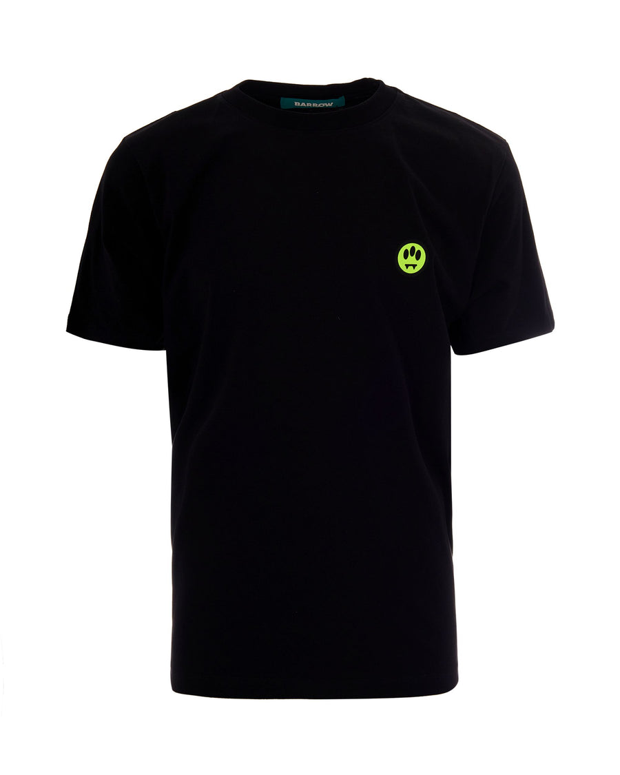 T-Shirt Loose Fit Black-Offwhite Black/offwhite Cotton T-shirts
