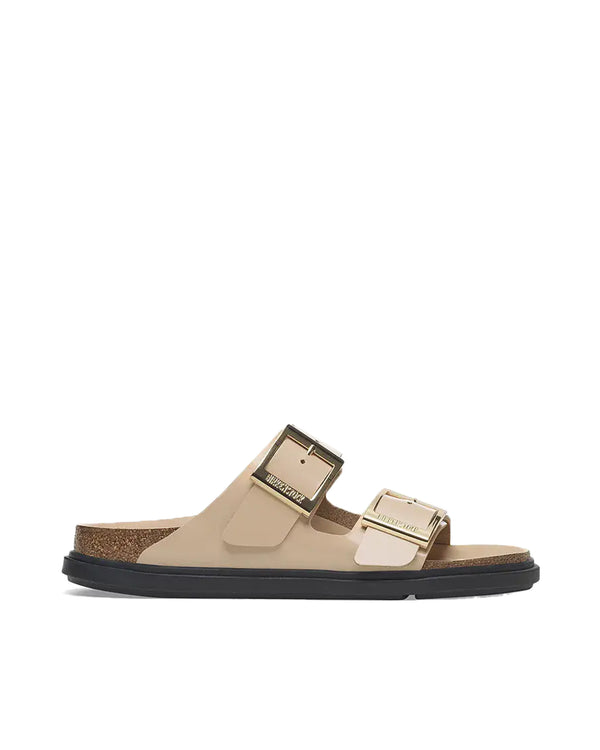 Sandals Arizona Patent Leather Neutral Tones Natural Leather/eva Slippers