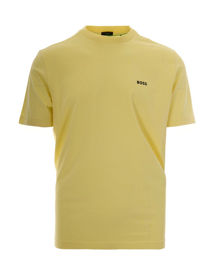 T-Shirt Logo Open Yellow Cotton T-shirts