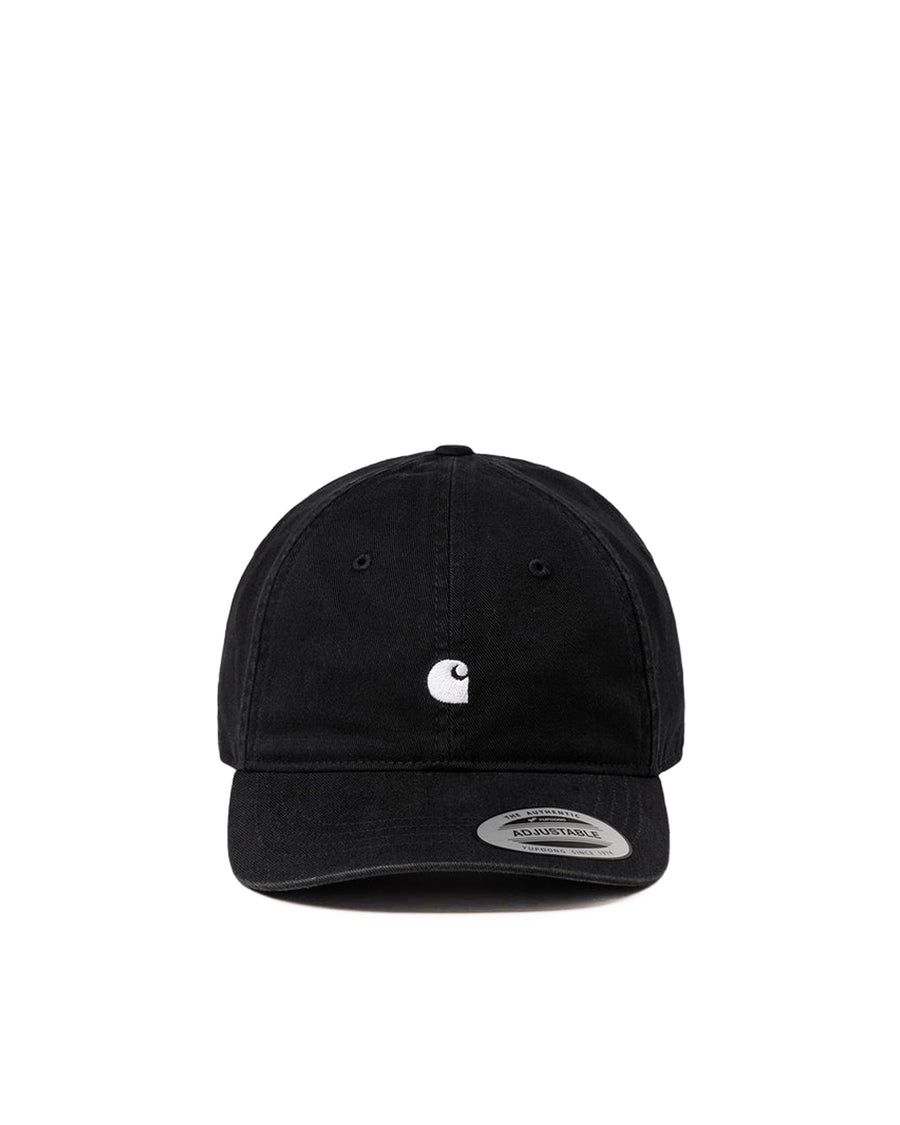 Cap Madison Logo Black Cotton Twill Hat