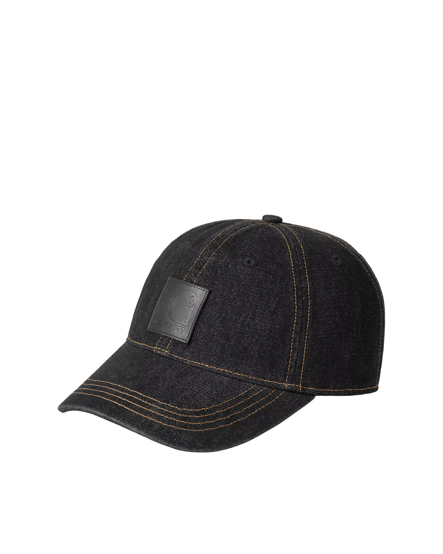 Cap Lincoln Black Denim Cotton Hat