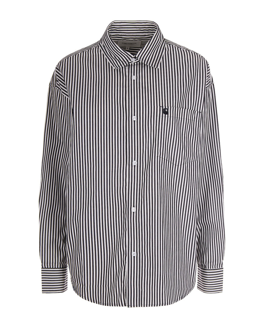 Shirt Daldry Stripe Black-Wax Stripe/black/wax Cotton Poplin