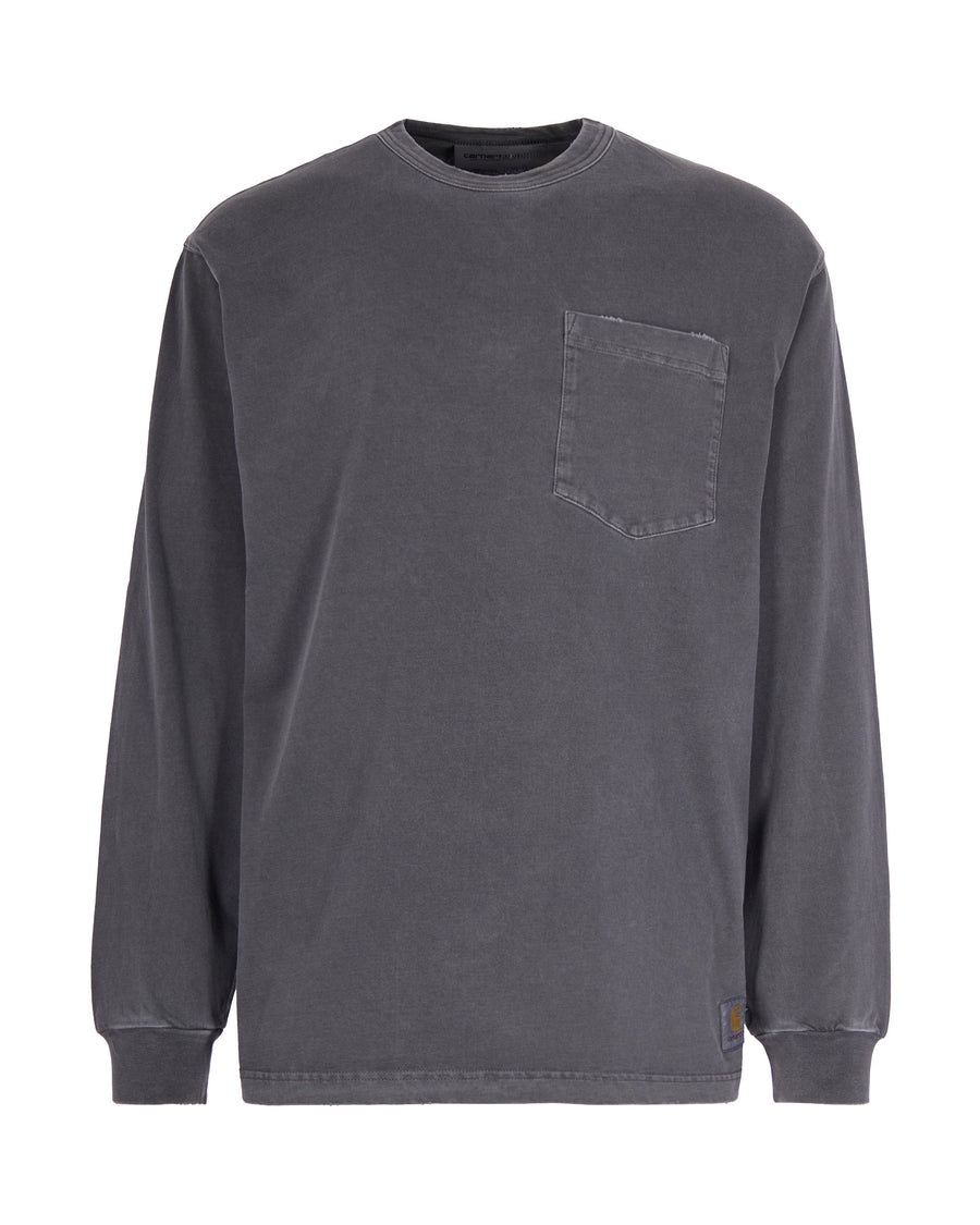 T-Shirt Torion Pocket Black Black/grind Washed Organic Cotton T-shirts
