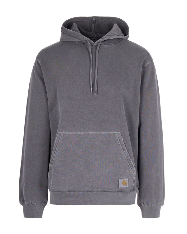 Hooded Sweatshirt Torion Black Black, Grind Washed Cotton (430 G/m²) Sweatshirts