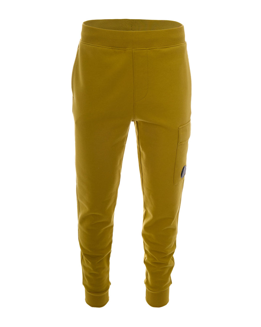 Trousers Diagonal Raised Fleece Antique Moss Cotton