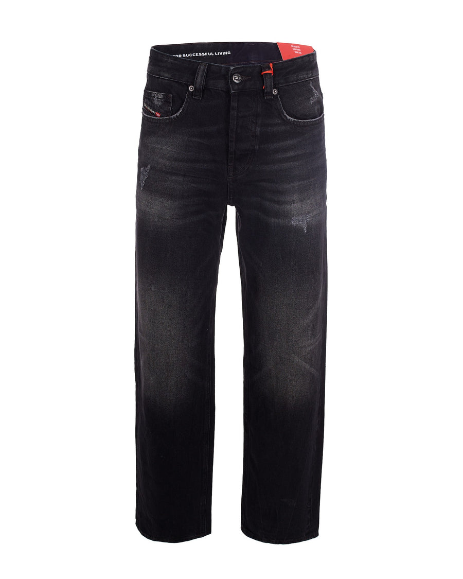 Jeans 2001 D-Macro Black Cotton