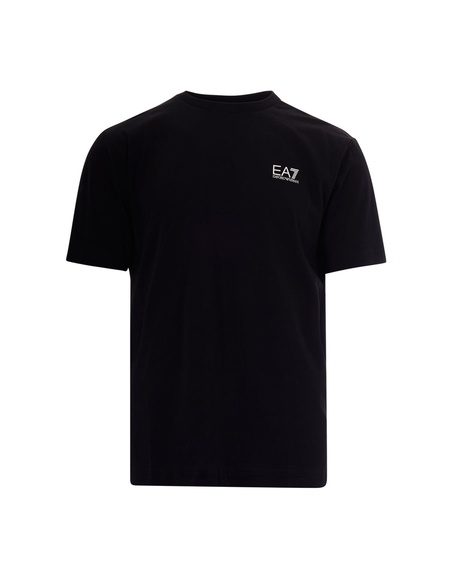 T-Shirt Crew Neck Black-White Black/white Cotton T-shirts