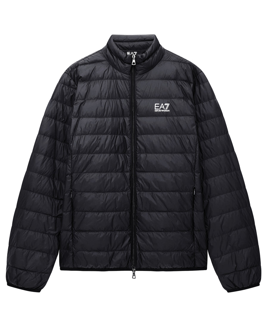 Down Jacket Packable Zip Core Identity Black Polyamide