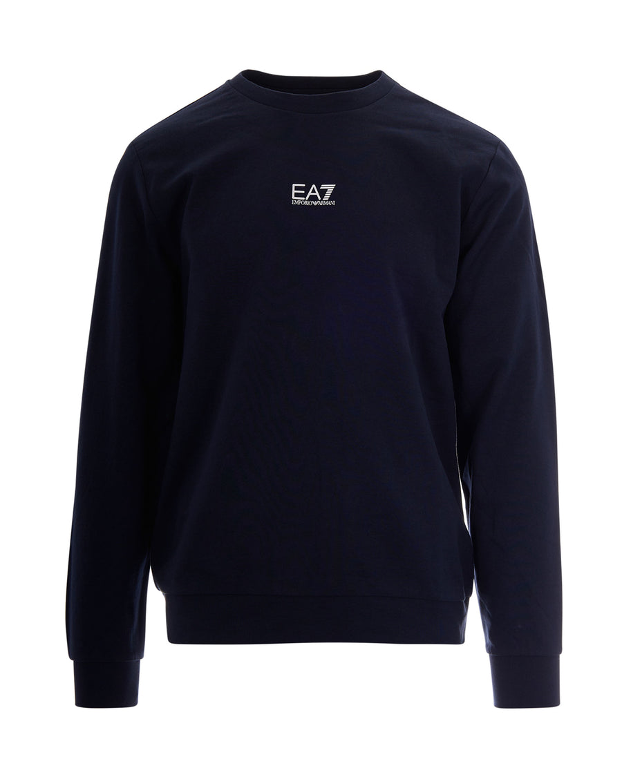 Sweatshirt Core Identity Blue Cotton Sweatshirts