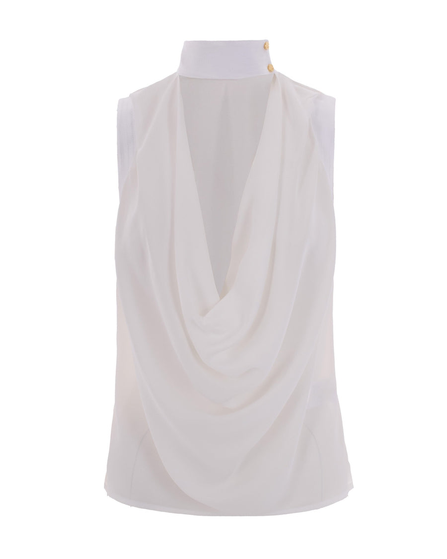 Top Viscose Ivory Blouses