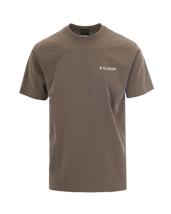 T-Shirt Scenic Graphic Hawk Brown Cotton T-shirts