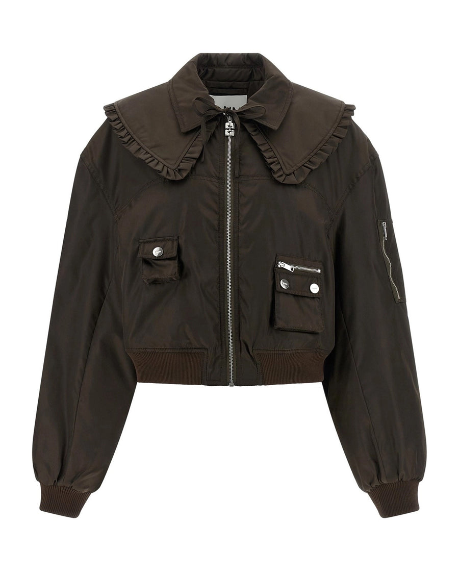 Bomber Jacket Demitasse Nylon Recycled Polyamide