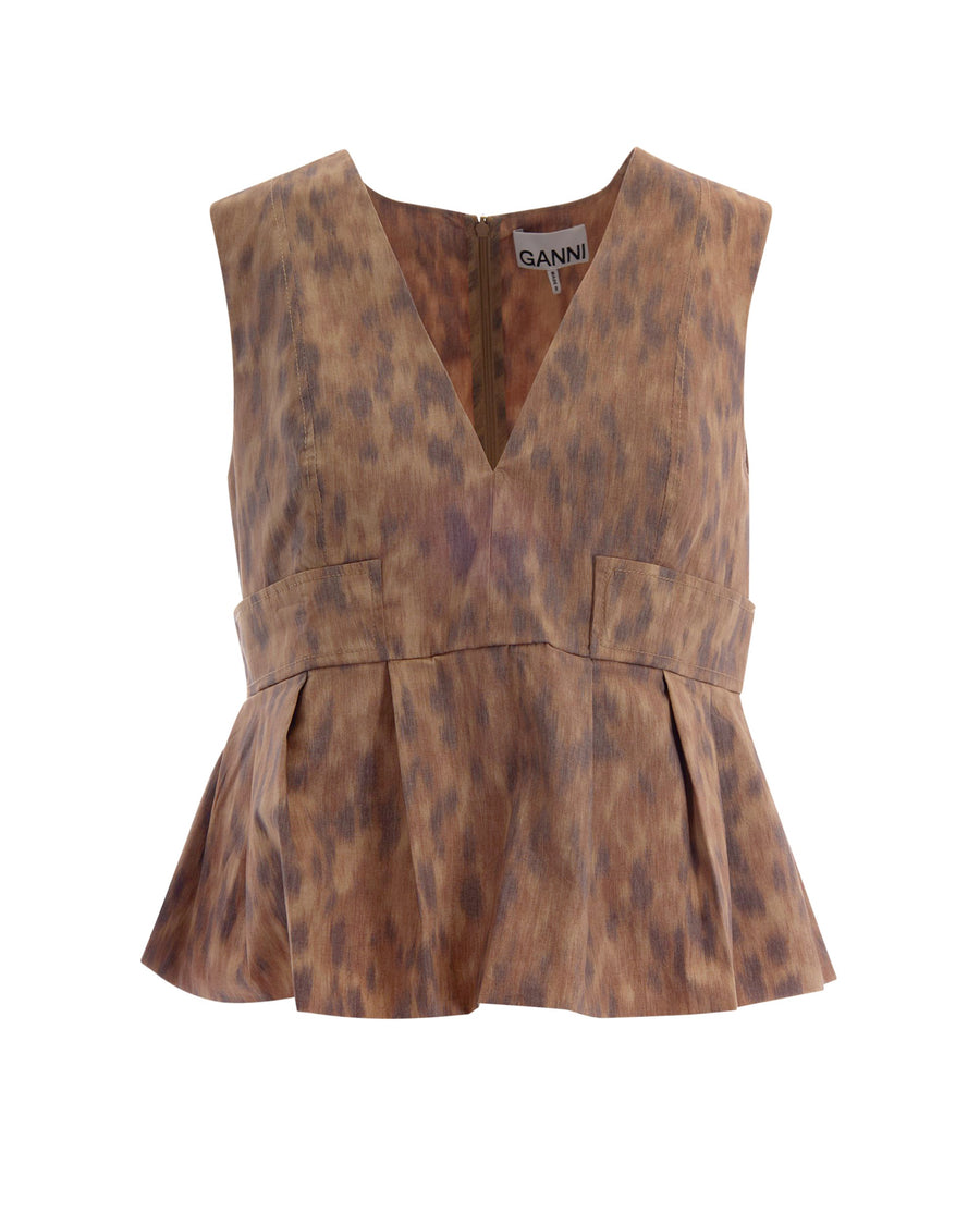 Top Printed Cotton Butter Organic Tops