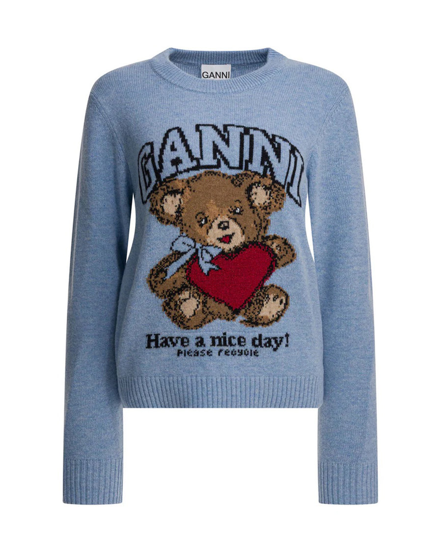 Sweater Baby Blue Wool Jumpers