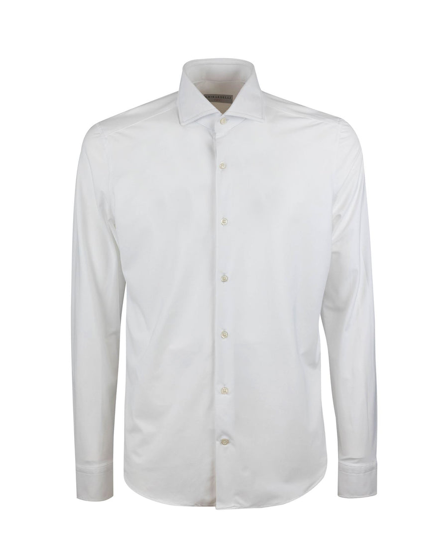 Shirt Classic Stretch White Polyamide